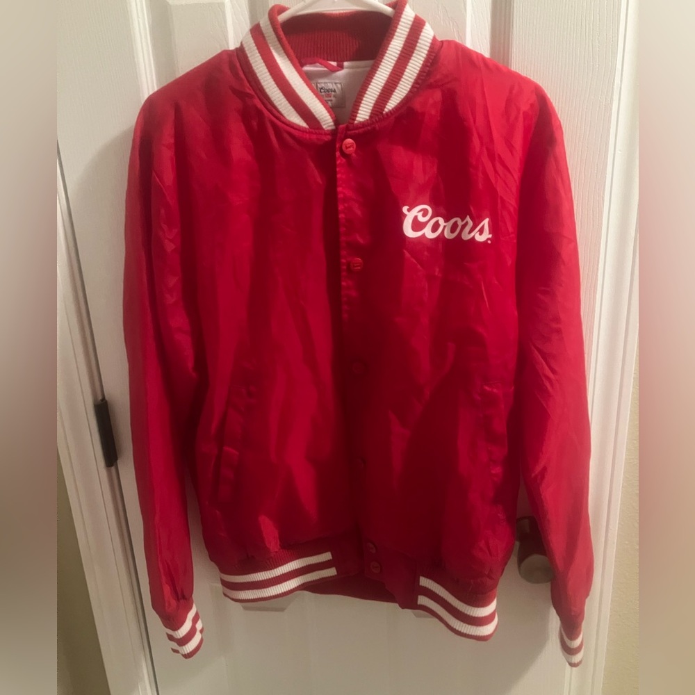 Coors 1980’s vintage satin jacket